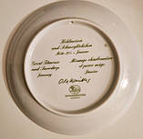 Колекційна, Порцелянова тарілка Hutschenreuther Germany/Motiv 201- Январ, фото 4