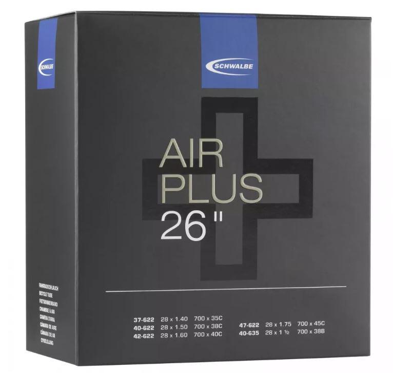 Камера Schwalbe 26" 40/62x559 AV13AP AIR PLUS 40мм IB AGV, фото 1