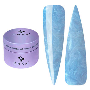 Гель для моделювання нігтів DNKa Builder Gel 0026 Pearl блакитний з перламутром 30 мл