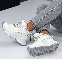 Кросівки зимові білі жіночі на хутрі