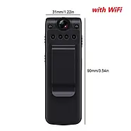 Цифровий відеореєстратор з поворотним об'єктивом та нічною зйомкою NO109-110 HD WIFI Бездротова міні-камера, фото 2