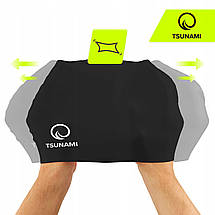 Шапочка для плавання TSUNAMI Standard Black (P-5905973401838), фото 3