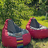 Крісло мішок, Безкаркасні меблі пуф крісло, Крісло мішок для дорослих XXL, Безкаркасні меблі, фото 2