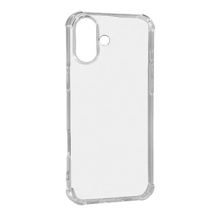 Силіконовий чохол Shock proof для Apple iPhone 16 Transparent, фото 1