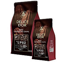 Чорний шоколад Delice D’or P512, 55% MIR (100 г)
