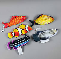 М`яка іграшка C 66670 “Риба” рибка рухає хвостом на акумуляторі всередині іграшки