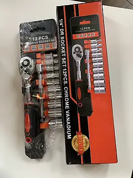 Набір торцевих головок DR SOCKET SET 1/4" 12 шт. Лучшая цена