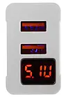 Адаптер 220V на 2 USB (A-14) з дисплеєм CX QC03/Зарядний пристрій/блок живлення для заряджання телефона Лучшая цена, фото 6