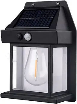 Світильник SOLAR WALL LAMP з датчиком руху для саду, двору Лучшая цена