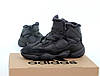 Чоловічі зимові кросівки Adidas Yeezy 500 Mid Winter Dark Grey (Сірі) Взуття Адідас Ізі 500 шкіра замш тепле хутро зима В'єтнам, фото 3