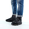 Чоловічі зимові кросівки Adidas Yeezy 500 Mid Winter Dark Grey (Сірі) Взуття Адідас Ізі 500 шкіра замш тепле хутро зима В'єтнам, фото 9