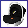 Дитяче автокрісло для новонароджених люлька-переноска група 0+ (0-13 кг) CARRELLO Mini CRL-11801/1 Чорний, фото 2