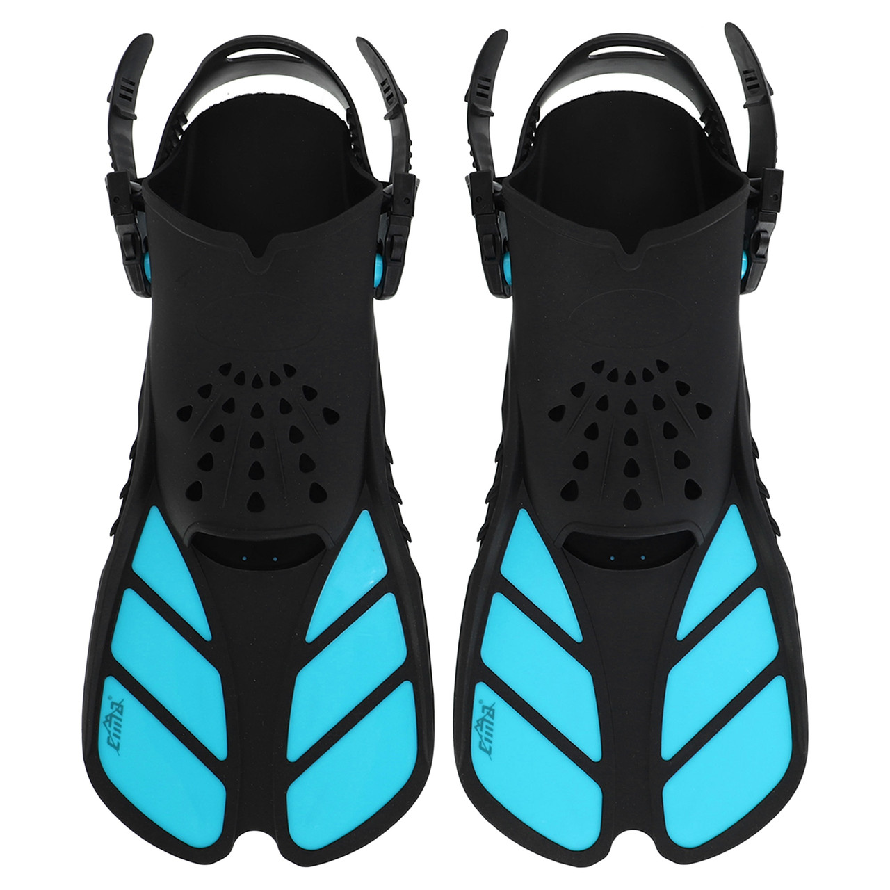 Ласти тренувальні короткі з відкритою п'ятою CIMA 8968 розмір S-M (37-42) Blue-Black, фото 1