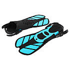 Ласти тренувальні короткі з відкритою п'ятою CIMA 8968 розмір S-M (37-42) Blue-Black, фото 3