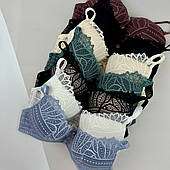 Ніжний мереживний бюстгальтер з пуш ап у формі долоні, WeiyeSi, 3-ка