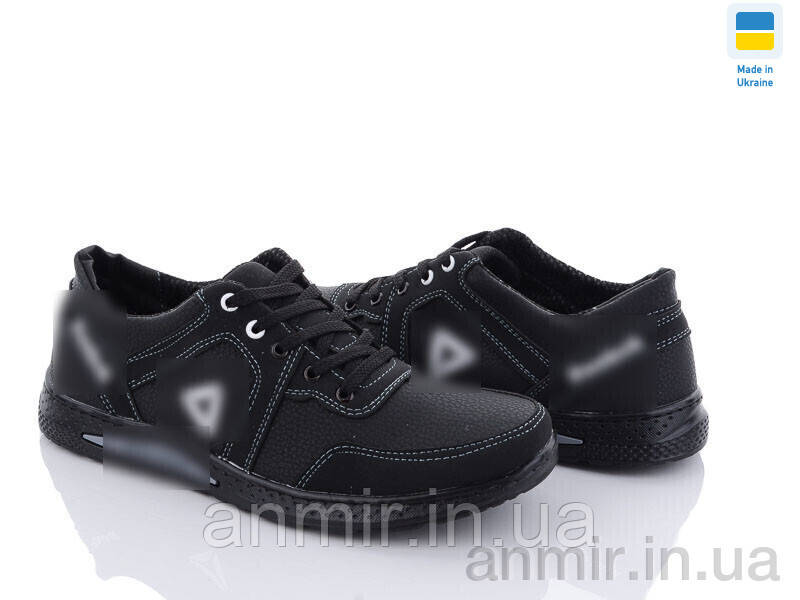 Кросівки дорослі чоловічі весна/осінь ﻿Кр37R чорний Н (40-45) "Paolla" купить оптом на 7км.