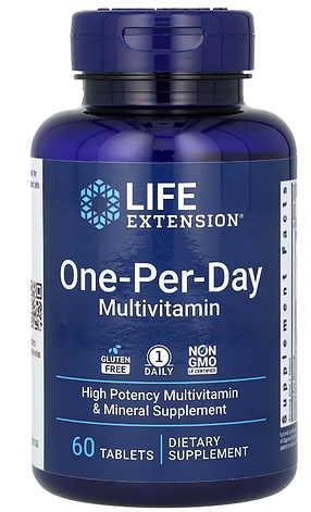 Мультивітаміни Life Extension One-Per-Day 60 таб США, фото 1