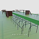 Смуга перешкод (військово-спортивний комплекс, вуличний спортивний майданчик) RX7062, фото 3