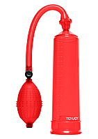 Вакуумна помпа для пінису ToyJoy Power Pump Red 23 см 5,5 см
