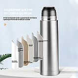 Термос вакуумний Solve з нержавіючої сталі 350 мл KT6008201, фото 7