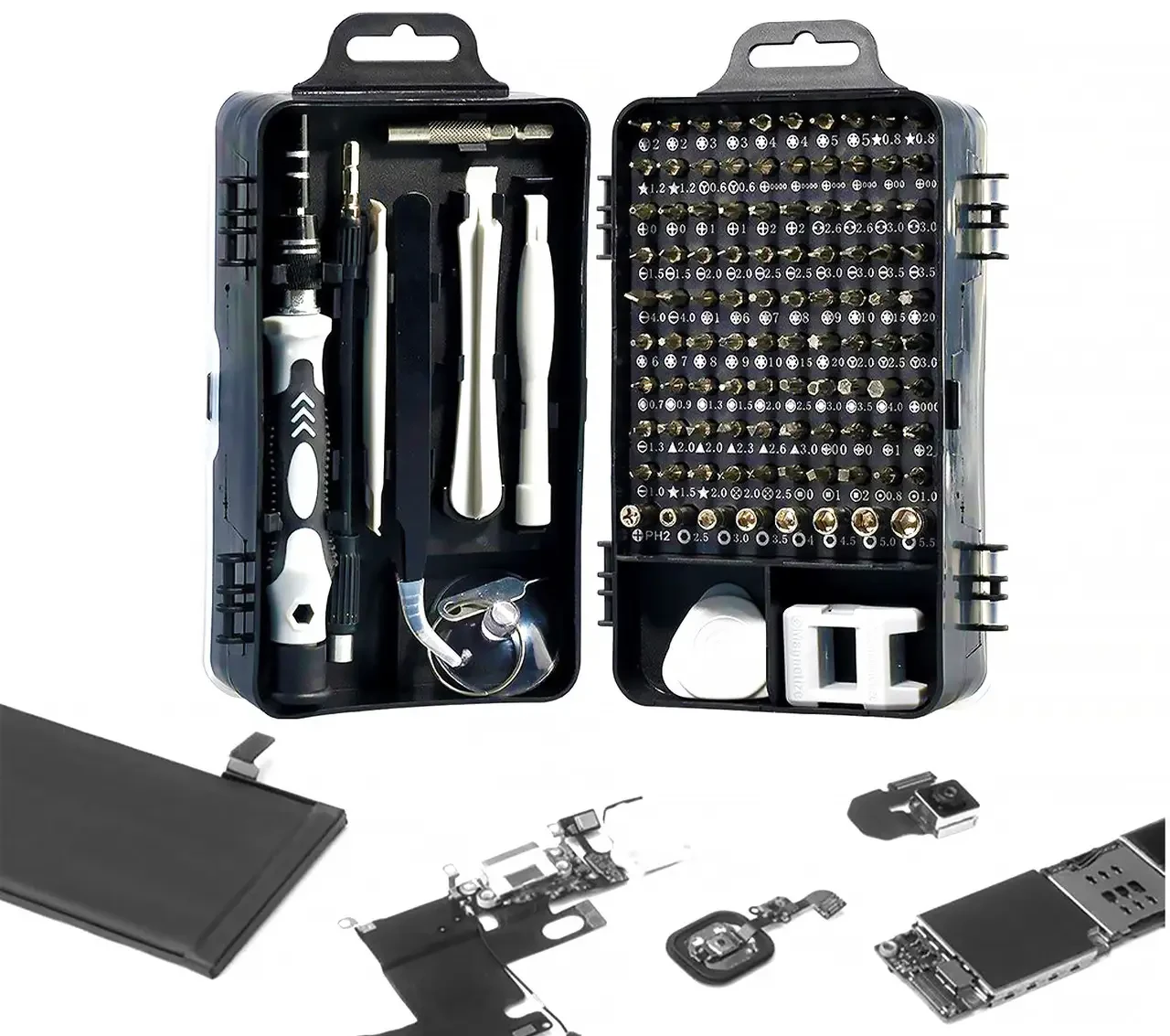 Набір викруток 115 в 1 комплект інструментів SV227, фото 1