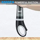 Автомобільний портативний пилосос 5V Vacuum Cleaner/Рожевий пилосос від акумулятора для авто та дому SV227, фото 6