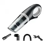 Автомобільний портативний пилосос 5V Vacuum Cleaner/Рожевий пилосос від акумулятора для авто та дому SV227, фото 8