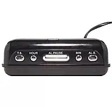 Годинник електронний настільний VST 738-2 LED AC мережевий 220V світний із зеленим підсвічуванням будильник SV227, фото 6