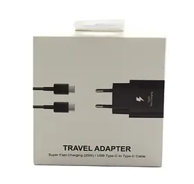 Зарядний пристрій Adapter 9174 Type-C 25 W з кабелем Black iC227