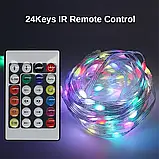 Світлодіодна стрічка LED LAMP 5 м+ QR-код LED LAMP MDX-155, Освітлення з керуванням зі смартфона SV227, фото 9