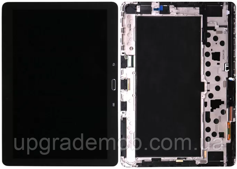 Дисплей модуль тачскрин Samsung P600 Galaxy Note 10.1 /P601 /P605 чорний оригінал з рамкою