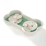 Миска для годування собак у формі кісточки та із силіконовим килимком Henry&Cary SV227, фото 2