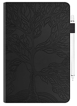 Чохол книжка Wood Book на планшет Xiaomi Redmi Pad SE (8.7") / чорний, фото 6