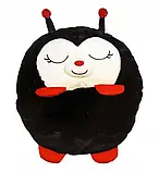 Сліпик "Сонечко" 3 в 1, спальний мішок іграшка подушка, для дітей, підлітків, червоний SV227, фото 4