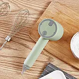 Ручний акумуляторний міксер із 2 насадками для кухні Electric whisk 223-13 SV227, фото 8