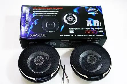 Автомобільні колонки Boschmann BM Audio XR-5836 13 см трисмугові 300W YU227, фото 1