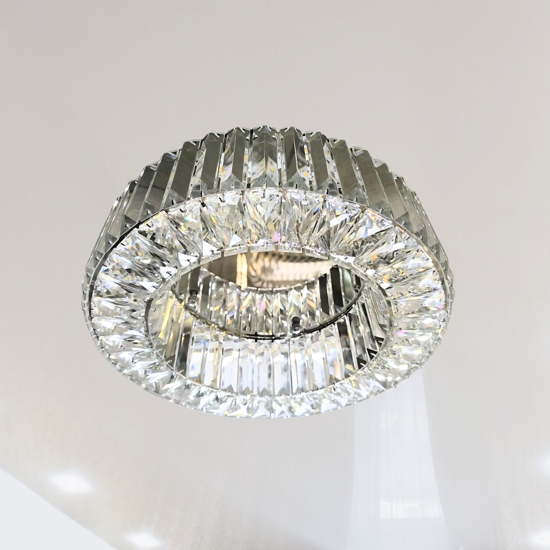 Led люстра Cristall    Linisoln 200W до 25 м² колір Хром 9597/600