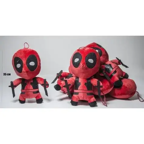 М'яка іграшка Герой DEADPOOL 35 см YU227, фото 1