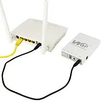 ДБЖ безперебійник для роутера, повербанк MINI DC UPS WGP103 (10400mAh, 5V, 9V, 12 V) White YU227, фото 5