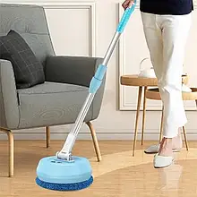 Бездротова акумуляторна швабра з двома насадками Wireless Cleaner AA102 Акумуляторна швабра для дому YU227