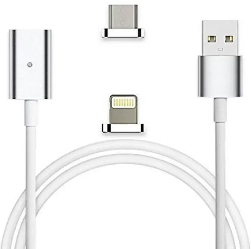 Кабель магнітний USB-Lightning-microUSB 1 м (Уцінка)