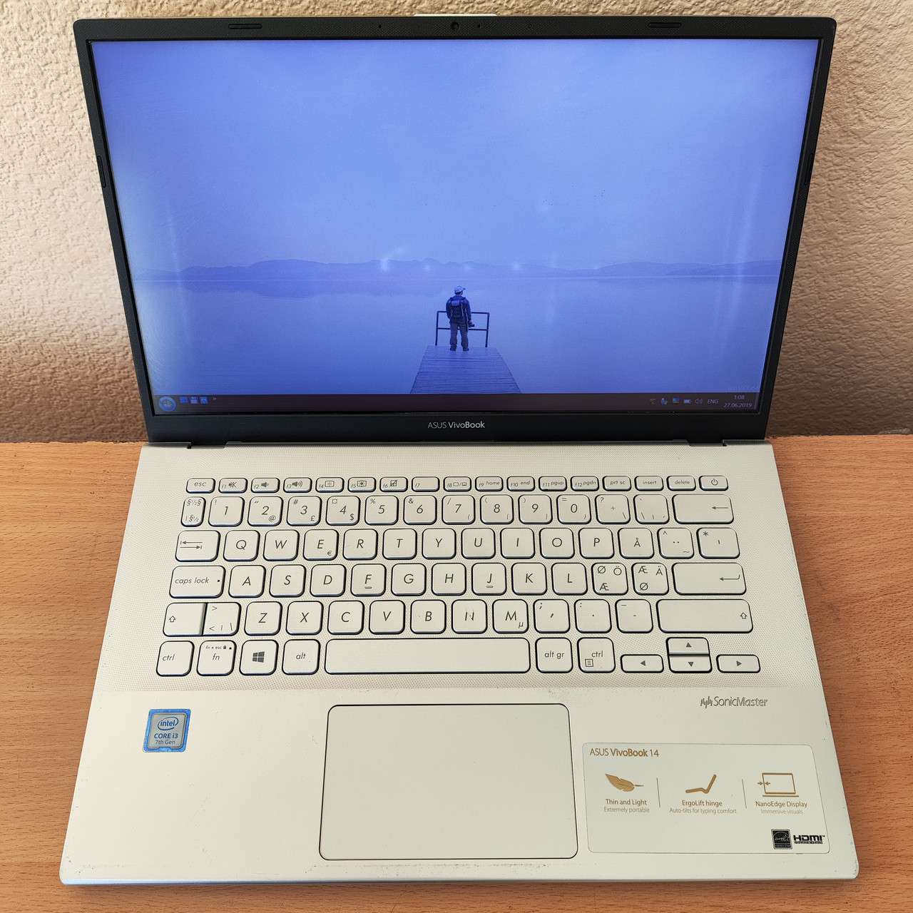 Ноутбук Asus R459U 14" FHD/IPS Intel Core i3-7020U / 4 GB LPDDR3 / 256 GB SSD / Intel HD Graphics 620 / WebCam