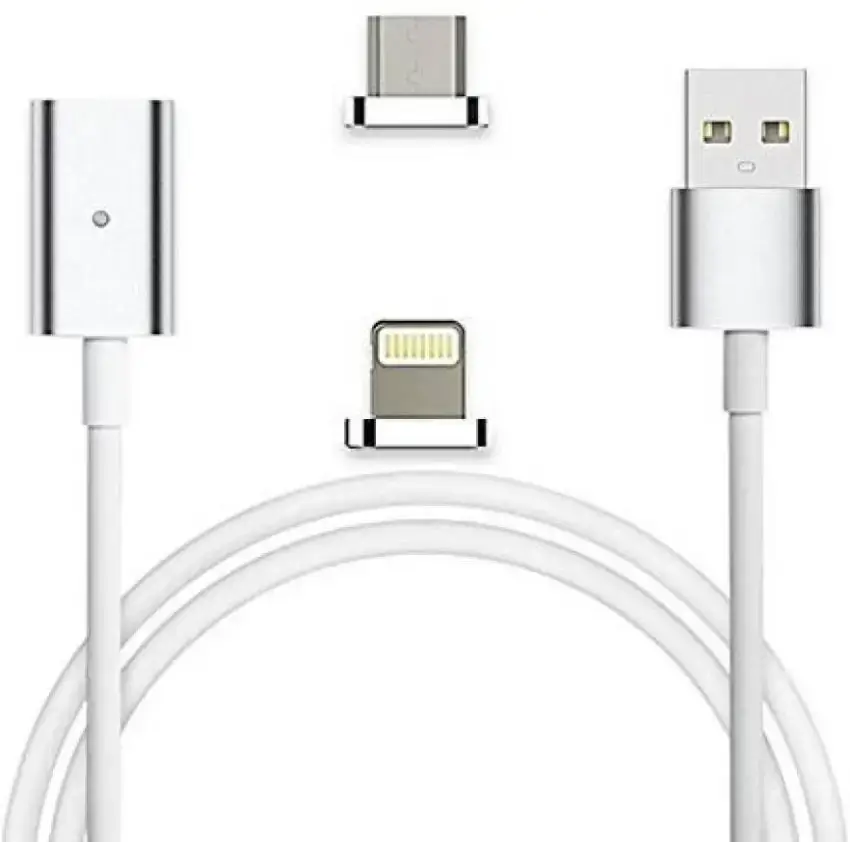 Кабель магнітний USB-Lightning-microUSB 1 м (Уцінка)