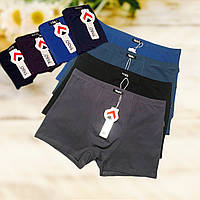 Чоловічі труси боксери Taso однотонні бавовна 1шт Розмір L XL XXL 3XL 4XL