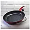 Сковорода з антипригарним мармуровим покриттям 26 см Edenberg EB-3339 Сковорода для індукційної плити, фото 4