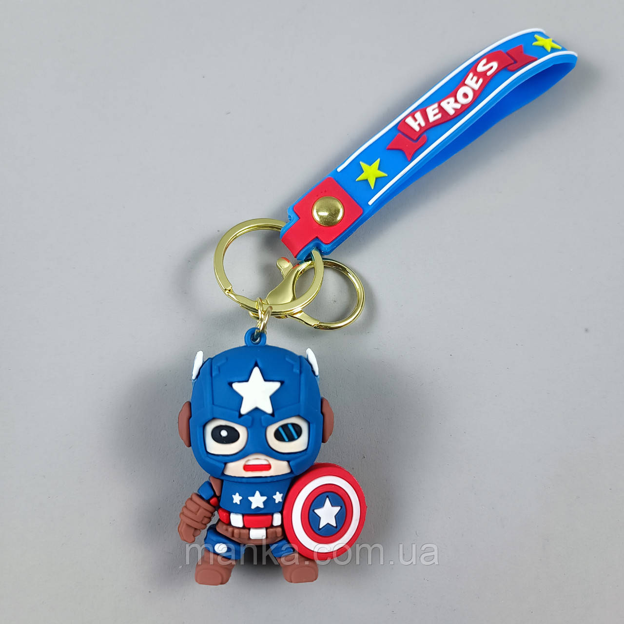 Брелок фігурки героїв Месники Marvel Avengers супергерої C 67035 капітан Америкка