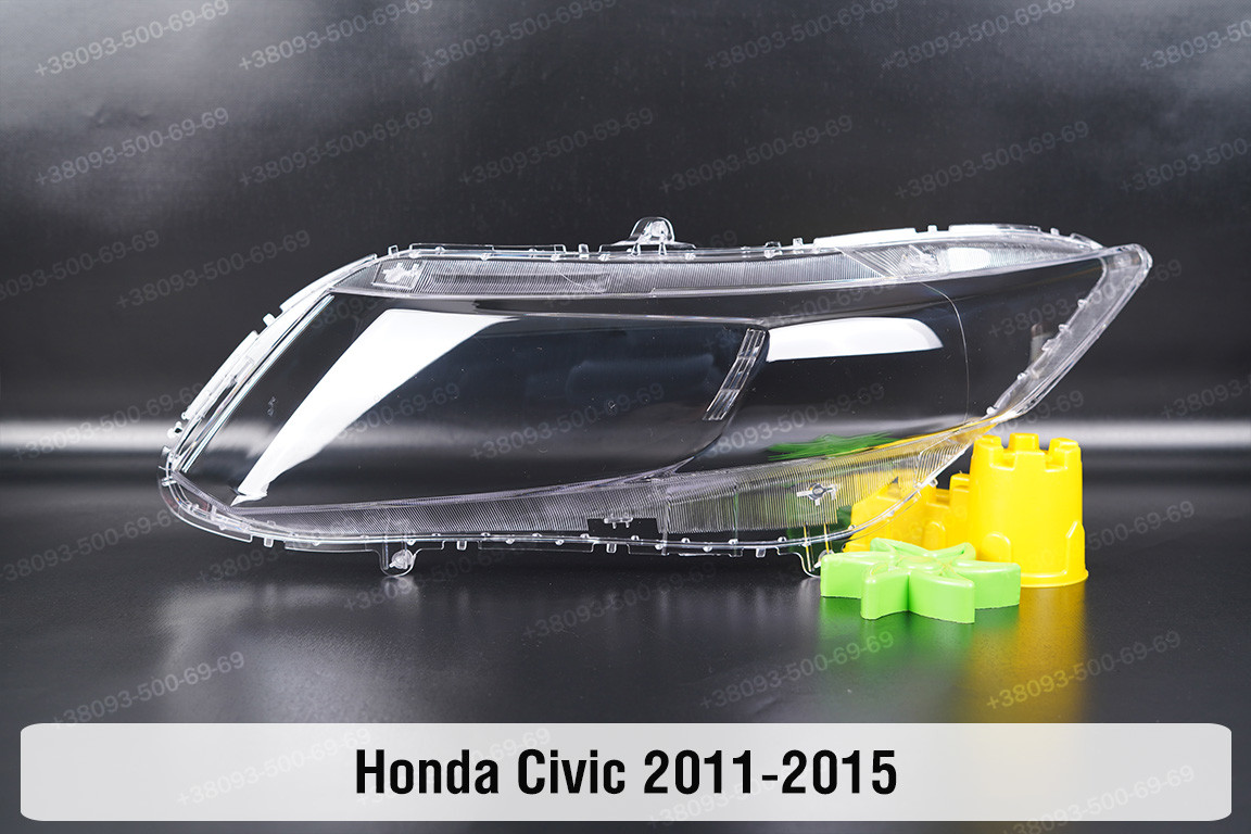 Скло фари Honda Civic (2011-2015) ліве, фото 1