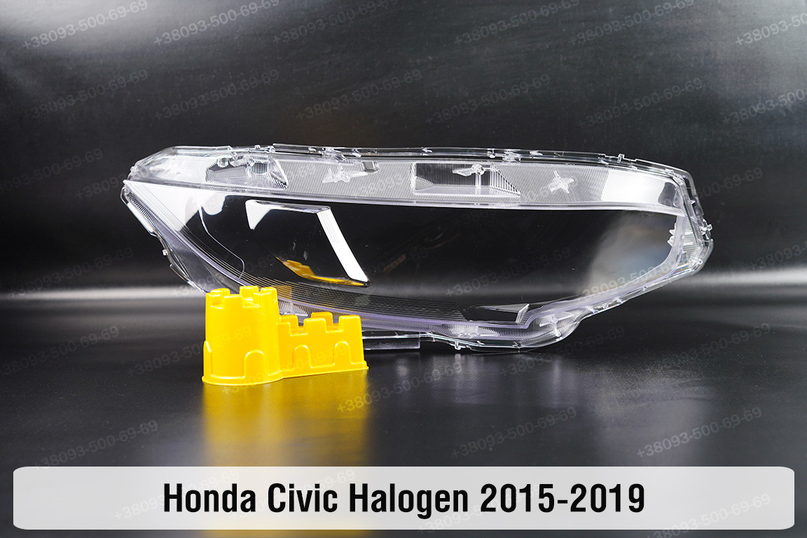 Скло фари Honda Civic Halogen (2015-2019) праве, фото 1