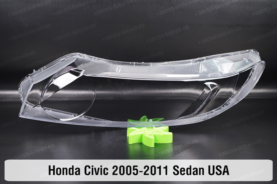 Скло фари Honda Civic Sedan USA (2005-2011) ліве, фото 1