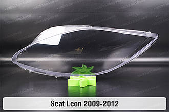 Скло фари Seat Leon (2009-2012) ліве